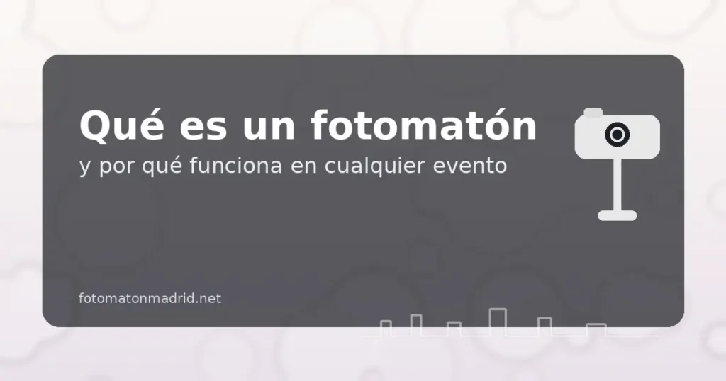 Qué es un fotomatón
